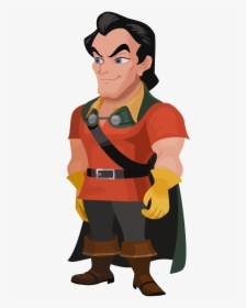Gaston Khx - Beauty And The Beast Kingdom Hearts, HD Png Download, Transparent PNG