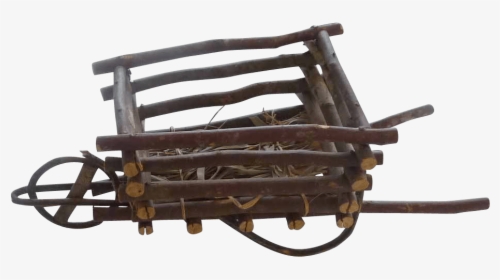 Wooden Wheelbarrow Diy - Wheelbarrow, HD Png Download, Transparent PNG
