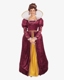 Queen Elizabeth Women S Costume - Elizabethan Queen Costume, HD Png Download, Transparent PNG