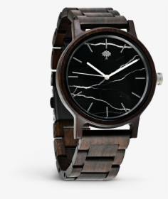 The Gaston Wood Watch Black Marble 44mm   Class Lazyload - Analog Watch, HD Png Download, Transparent PNG