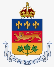 Escudo De Armas Québec - Coat Of Arms For Quebec, HD Png Download, Transparent PNG
