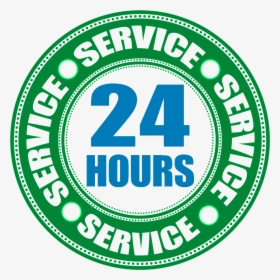 24 Hours Service Logo Png, Transparent Png, Transparent PNG