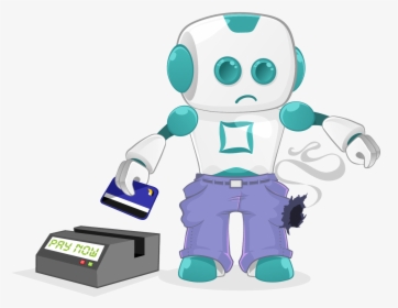 Damage Your Credit Score - Robot, HD Png Download, Transparent PNG