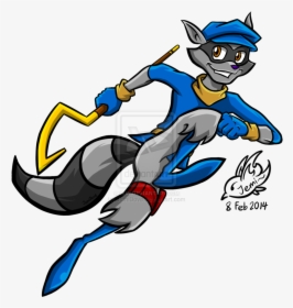 Sly Cooper By Jemidove - Sly Cooper Png, Transparent Png, Transparent PNG