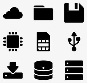 Data Storage - Clinical Icons, HD Png Download, Transparent PNG