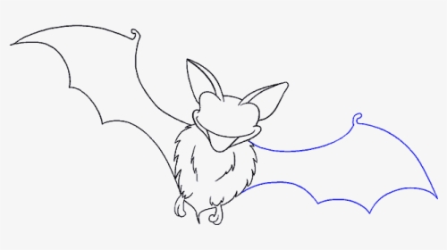 How To Draw Bat - Sketch, HD Png Download, Transparent PNG