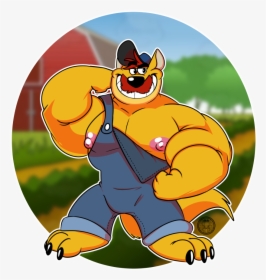 The Hillbilly Farmer Wuff - Cartoon, HD Png Download, Transparent PNG