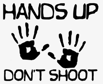 #sayhisname - Black Lives Matter Hands Up, HD Png Download, Transparent PNG
