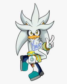 Silver The Hedgehog - Cartoon, HD Png Download, Transparent PNG