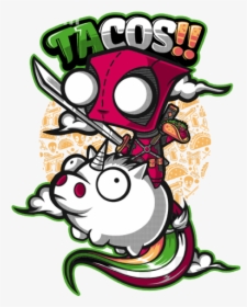 Deadpool Gir Tacos Stunning Free Transparent Png - Tacos Deadpool Gir, Png Download, Transparent PNG