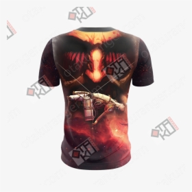 Attack On Titan Eren Jaeger 3d T-shirt - Evangelion Asuka T Shirt, HD Png Download, Transparent PNG