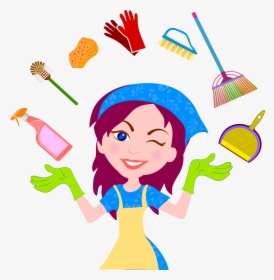 Cleaner Cleaning Clip Art - Cleaning Maid Clipart, HD Png Download ...