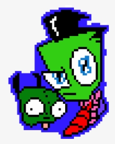 Invader Zim Cross Stitch Pattern, HD Png Download, Transparent PNG