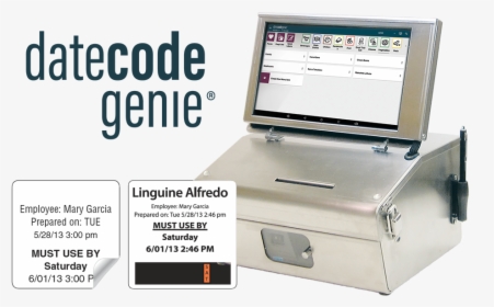Date Code Genie Food Labeling System - Output Device, HD Png Download, Transparent PNG