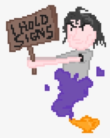 Sign Genie Clipart , Png Download - Cartoon, Transparent Png, Transparent PNG