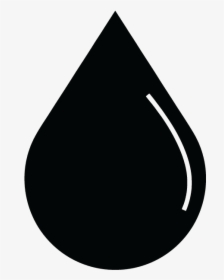 Black,black And White,cone,circle,clip Art,oval - Vector Water Drop Shape, HD Png Download, Transparent PNG