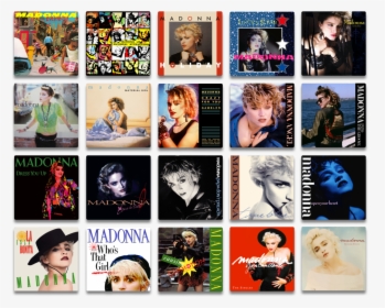 Madonna Singles Google Drive, Hd Png Download - Collage, Transparent Png, Transparent PNG