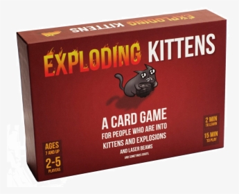 Image Of The Exploding Kittens Card Game - Game Exploding Kittens, HD Png Download, Transparent PNG