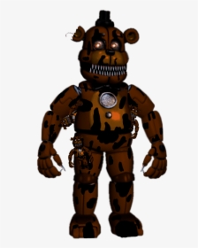 Funtime Nightmare Freddy Fnaf Fnaf4 Fnafsisterlocation - Funtime Withered Freddy 133alexander, HD Png Download, Transparent PNG