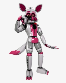 Funtime Foxy Sfm Wikia Profile - Fnaf Funtime Foxy Full Body, HD Png Download, Transparent PNG