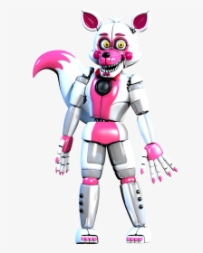 Funtime Foxy Png - Fnaf Funtime Foxy Render, Transparent Png, Transparent PNG
