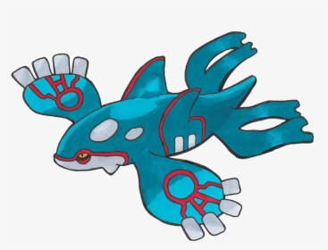 I Know Wailord Is Looking More Like A Whale, But Kyogre - Cartoon, HD Png Download, Transparent PNG