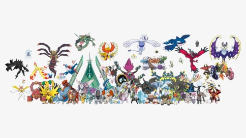 Legendary Pokemon Png - All Legendary Alola Pokemon, Transparent Png, Transparent PNG