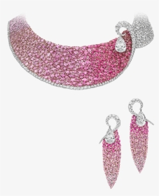Les Merveilles Mesh Rubies And Diamonds - Earrings, HD Png Download, Transparent PNG