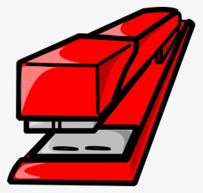 Stapler, Office, Tool, Red, Isolated, Supplies, School - Simple Machines In A Stapler, HD Png Download, Transparent PNG