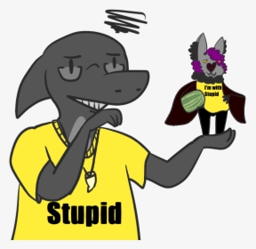 I M With Stupid - Cartoon, HD Png Download, Transparent PNG