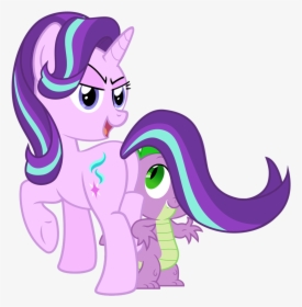 Hey Spike, What S Your Favorite Pony Tail By Titanium - Starlight Glimmer Ponytail, HD Png Download, Transparent PNG