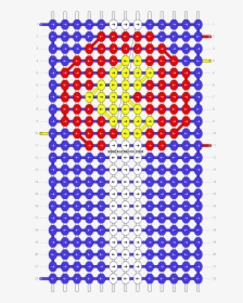 Alpha Pattern - Diagonal Friendship Bracelet Pattern, HD Png Download, Transparent PNG