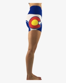 Colorado Flag Yoga Shorts Clipart , Png Download - Spandex, Transparent Png, Transparent PNG