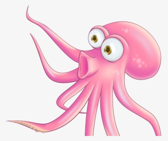 No Squidding Time To Ink Again About Octopus Terrine - Cartoon Transparent Octopus Png, Png Download, Transparent PNG