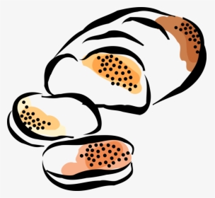 Vector Illustration Of Staple Food Baked Bread Loaf - Ice Cream Float Clip Art, HD Png Download, Transparent PNG