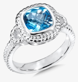 Swiss Blue Topaz Ring - Pre-engagement Ring, HD Png Download, Transparent PNG