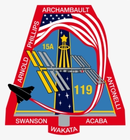 Sts-119 Patch - Sts 119, HD Png Download, Transparent PNG