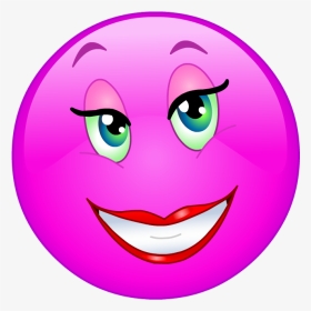 Caras Emoji, Emoji Clipart, Emojis, Smiley Faces, Emoticon, - Pink Smiley Face Emoji, HD Png Download, Transparent PNG
