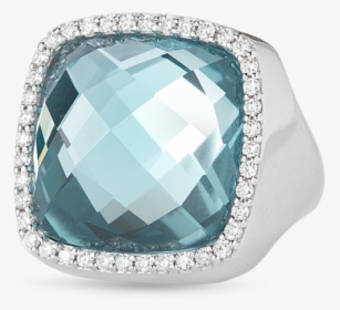 Roberto Coin Ring With Diamonds And Topaz, HD Png Download, Transparent PNG