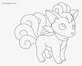 11 Pokemon Vulpix Coloring Pages Printable - Pokemon Vulpix Coloring Pages, HD Png Download, Transparent PNG