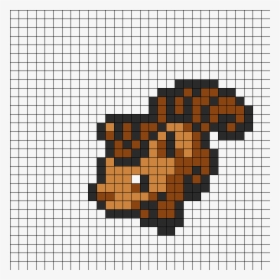 Vulpix Fuse Bead Perler Bead Pattern / Bead Sprite - Pixel Art Four Leaf Clover, HD Png Download, Transparent PNG