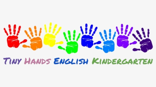 Clip Art Tiny Hands English Finnish - Colourful Hand Prints, HD Png Download, Transparent PNG