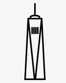 World Trade Center Coloring Page - World Trade Center Icon, HD Png Download, Transparent PNG