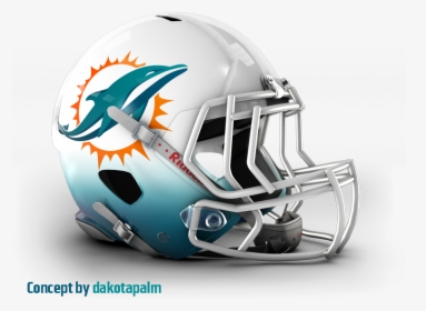 Nfl Miami Dolphins Vsr4 Authentic Helmet , Png Download - Cowboys Vs Colts Helmets, Transparent Png, Transparent PNG