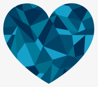 Sapphire Png Png Download - Transparent Background Blue Heart Png, Png Download, Transparent PNG