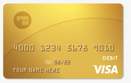 Credit Card Png - Green Dot Debit Card, Transparent Png, Transparent PNG