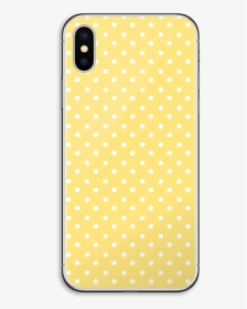 Yellow And White Dots Skin Iphone X - Polka Dot, HD Png Download, Transparent PNG
