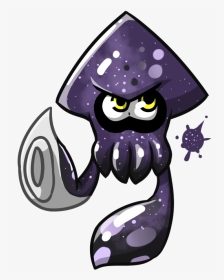 Splatoon Purple Galaxy Squid - Splatoon 2 Purple Squid, HD Png Download, Transparent PNG