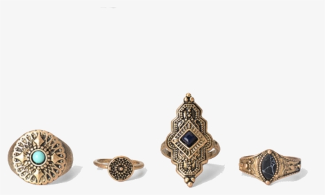 Boho Ring Set 2, HD Png Download, Transparent PNG