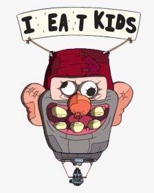 Transparent Balloon - Gravity Falls I Eat Kids, HD Png Download, Transparent PNG